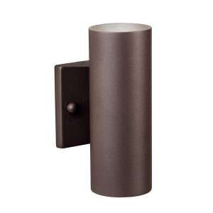 KICHLER - UP & DOWN DECK LIGHT TEXTURED ARCHITECTURAL BRONZE