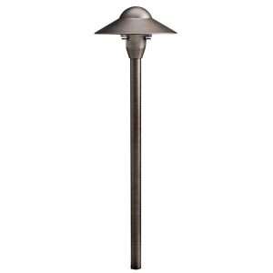 KICHLER - 12V CAST BRASS 6" DOME PATH LIGHT CENTENNIAL BRASS