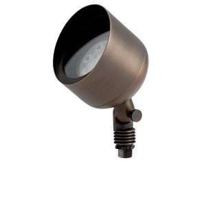 KICHLER - 12V PAR 36 BRASS UPLIGHT ACCENT LIGHT CENTENNIAL BRASS
