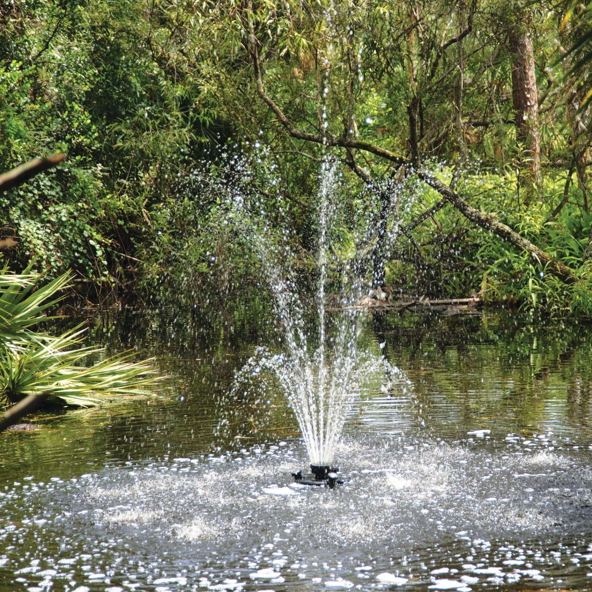 OASE Floating Fountain with Lights – 1/4 HP - Image 3